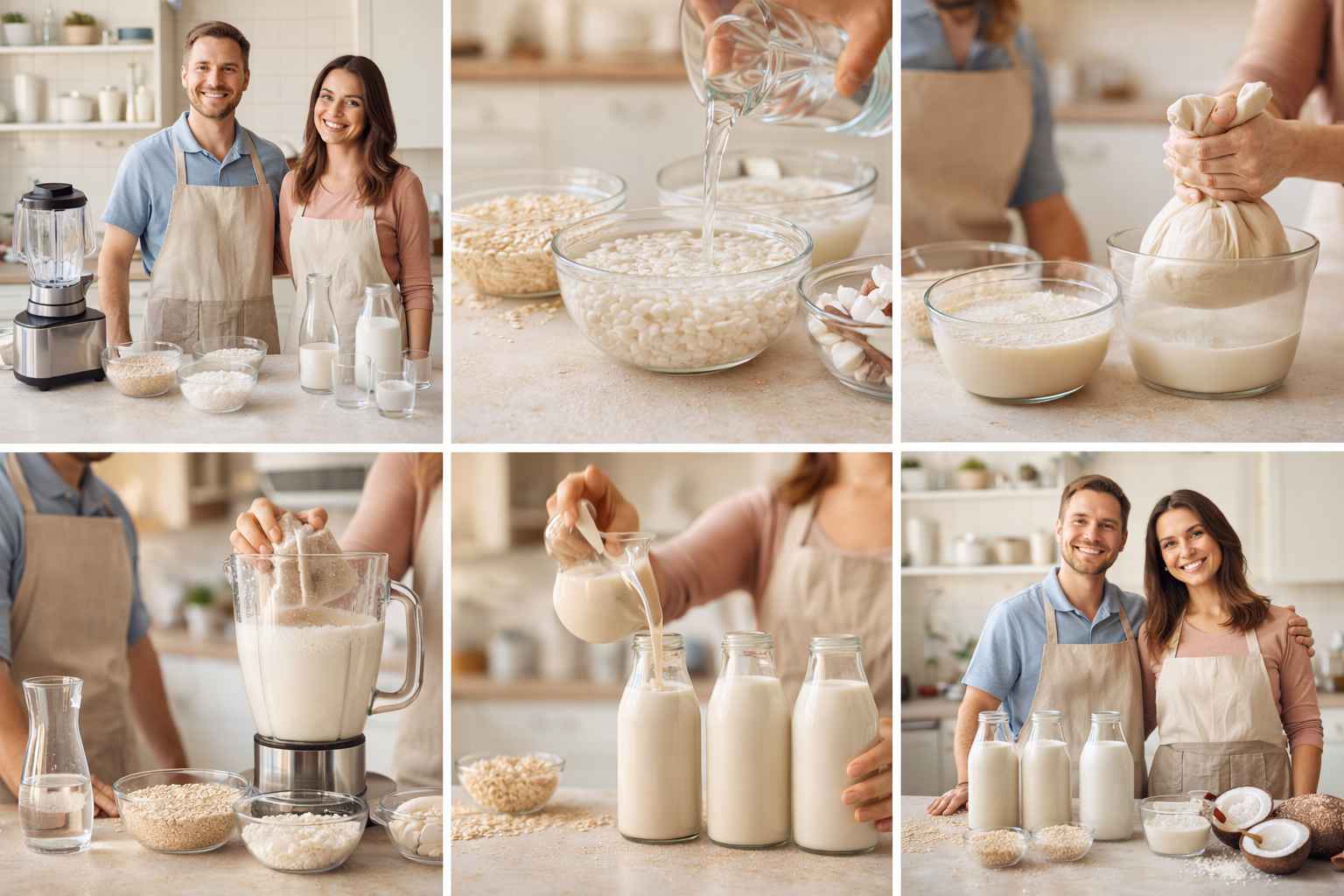 Növényi tej készítése